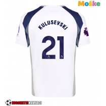 Moške Nogometnih dresov Tottenham Hotspur Dejan Kulusevski #21 Domači 2025-26 Kratki rokavi